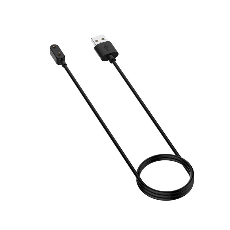 100cm Magnetic Charging Cable Smart Watch USB Charger Dock for Honor Band 8 / Band 6 / Band 7 / Watch Fit (with Overcharge Protection Chip)- Black