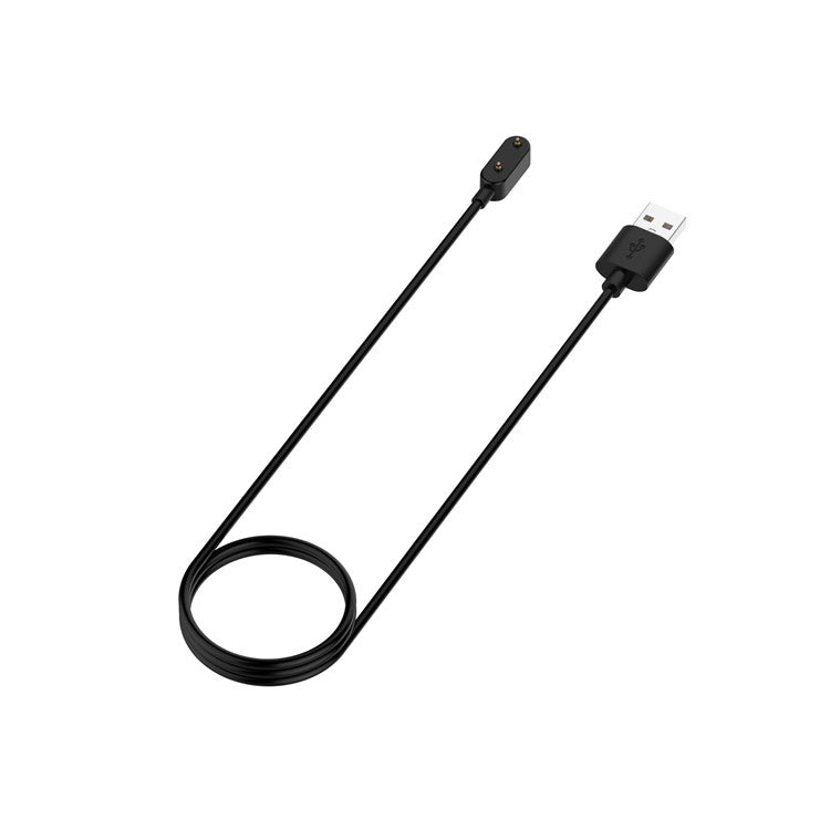 100cm Magnetic Charging Cable Smart Watch USB Charger Dock for Honor Band 8 / Band 6 / Band 7 / Watch Fit (with Overcharge Protection Chip)- Black