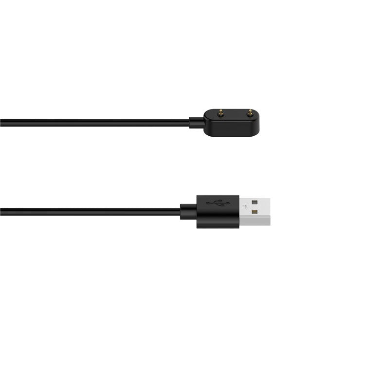 100cm Magnetic Charging Cable Smart Watch USB Charger Dock for Honor Band 8 / Band 6 / Band 7 / Watch Fit (with Overcharge Protection Chip)- Black