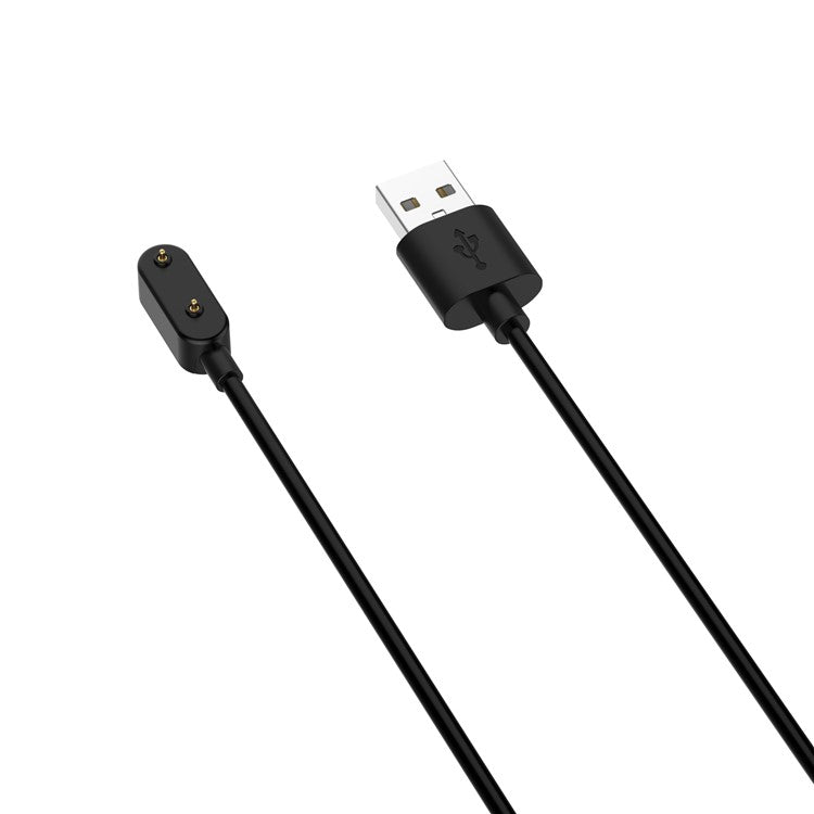 100cm Magnetic Charging Cable Smart Watch USB Charger Dock for Honor Band 8 / Band 6 / Band 7 / Watch Fit (with Overcharge Protection Chip)- Black