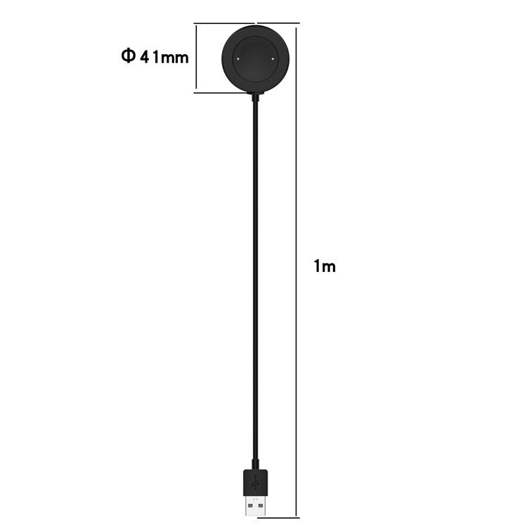 1m Charging Base for Honor Watch4 Magnetic Charger Smart Watch Charging Cable - White