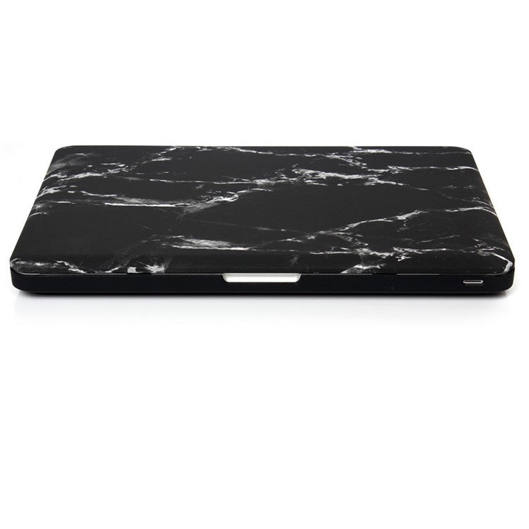 Marble Pattern Hard Case for MacBook Air 11.6-inch - White / Black