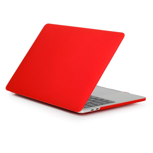 Matte Plastic Front and Back Shell for MacBook Air 13.3" Retina Display A2337 M1 (2020)/Air 13.3'' Retina Display A2179 (2020)/Air 13.3-inch (2019) (2018) A1932 - Red