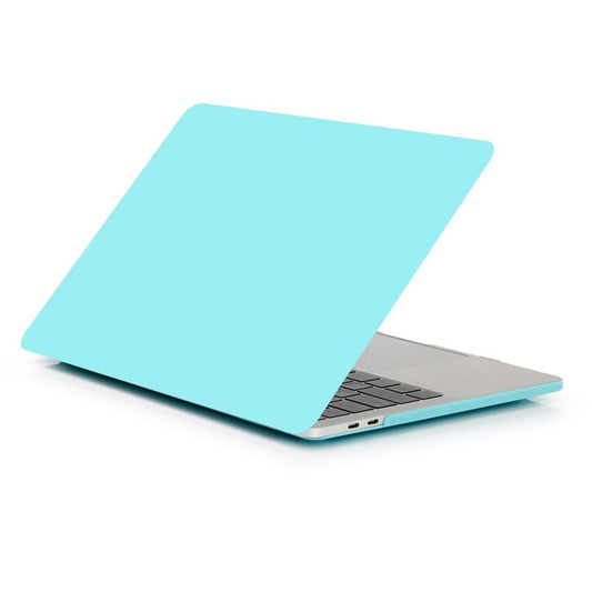 Frosted Plastic Front and Back Shell Case for MacBook Air 13.3" Retina Display A2337 M1 (2020)/Air 13.3'' Retina Display A2179 (2020)/Air 13.3-inch (2019) (2018) A1932 - Cyan