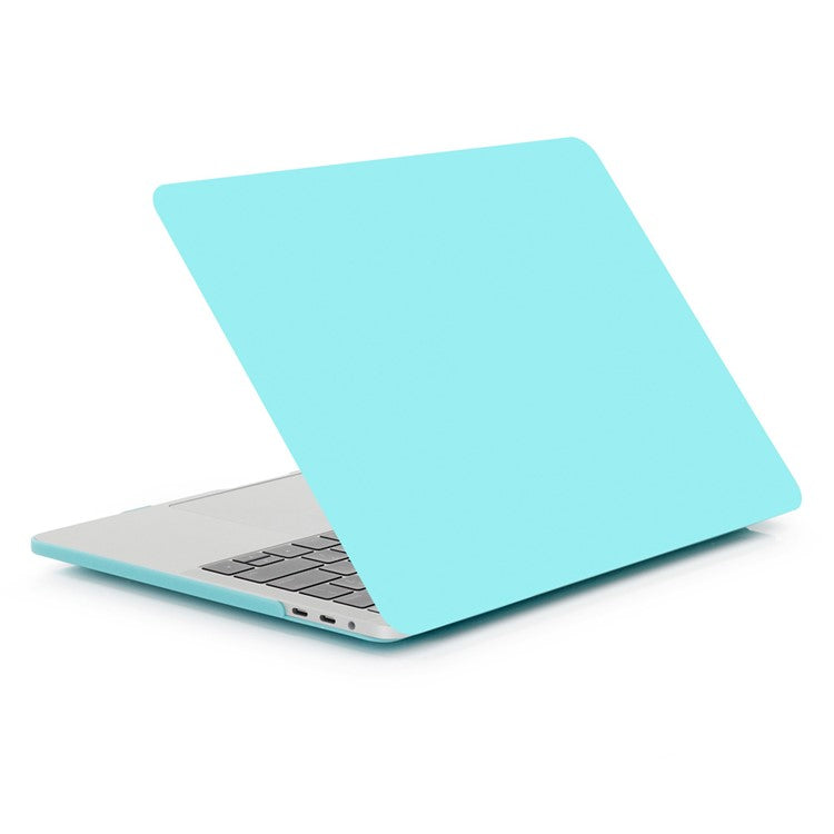 Frosted Plastic Front and Back Shell Case for MacBook Air 13.3" Retina Display A2337 M1 (2020)/Air 13.3'' Retina Display A2179 (2020)/Air 13.3-inch (2019) (2018) A1932 - Cyan