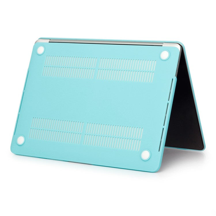 Frosted Plastic Front and Back Shell Case for MacBook Air 13.3" Retina Display A2337 M1 (2020)/Air 13.3'' Retina Display A2179 (2020)/Air 13.3-inch (2019) (2018) A1932 - Cyan