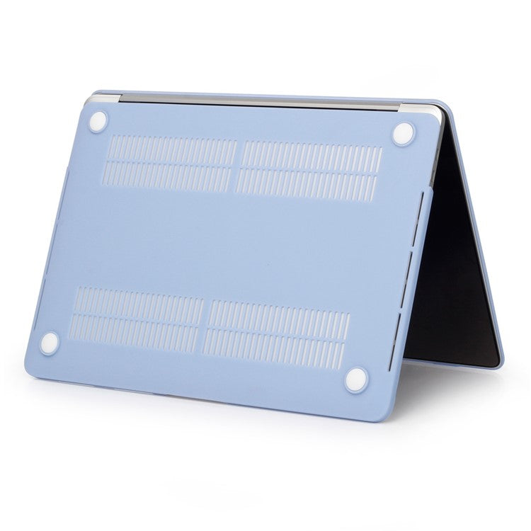 Matte Plastic Front and Back Heat Dissipation Shell Case for MacBook Air 13.3" Retina Display A2337 M1 (2020)/Air 13.3'' Retina Display A2179 (2020)/Air 13.3-inch (2019) (2018) A1932 - Baby Blue