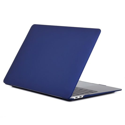 Matte Plastic Front and Back Cover Protection Case Shell for MacBook Air 13.3" Retina Display A2337 M1 (2020)/Air 13.3'' Retina Display A2179 (2020)/Air 13.3-inch (2019) (2018) A1932 - Black Blue