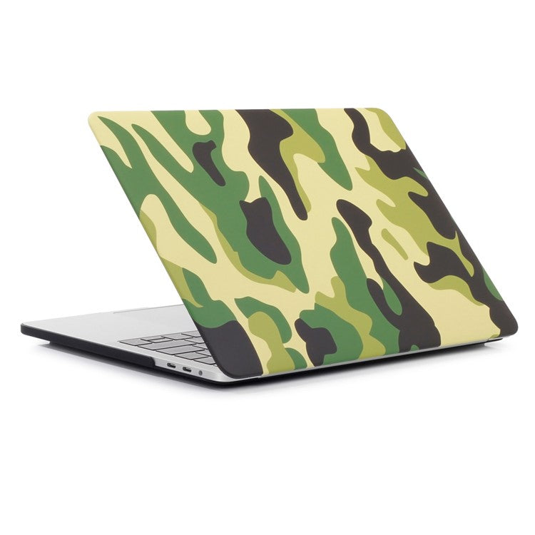 Front/Back Patterned PC Case for MacBook Air 13.3" Retina Display A2337 M1 (2020)/Air 13.3'' Retina Display A2179 (2020)/Air 13.3-inch (2019) (2018) A1932 - Camouflage Pattern / Green
