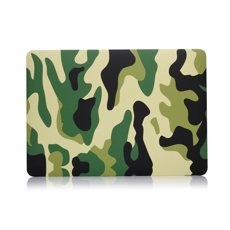 Front/Back Patterned PC Case for MacBook Air 13.3" Retina Display A2337 M1 (2020)/Air 13.3'' Retina Display A2179 (2020)/Air 13.3-inch (2019) (2018) A1932 - Camouflage Pattern / Green