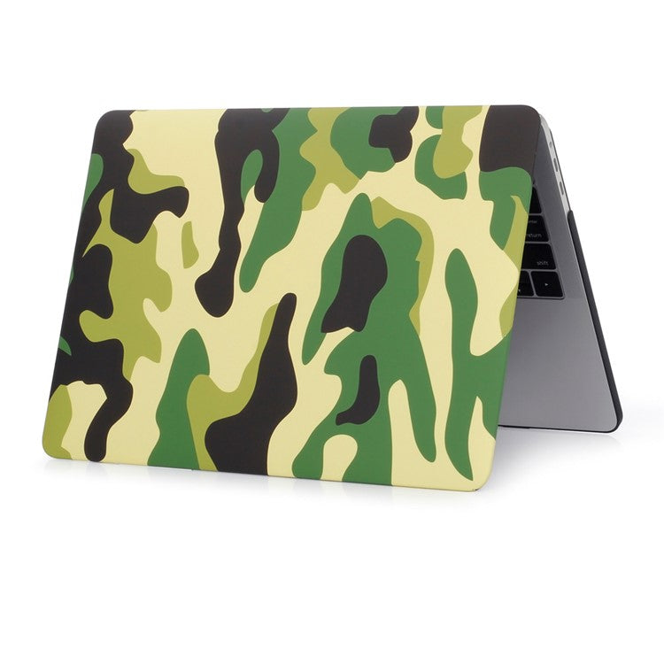Front/Back Patterned PC Case for MacBook Air 13.3" Retina Display A2337 M1 (2020)/Air 13.3'' Retina Display A2179 (2020)/Air 13.3-inch (2019) (2018) A1932 - Camouflage Pattern / Green