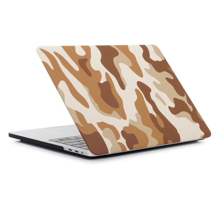 Patterned Hard Protective Cover for MacBook Air 13.3" Retina Display A2337 M1 (2020)/Air 13.3'' Retina Display A2179 (2020)/Air 13.3-inch (2019) (2018) A1932 - Camouflage Pattern / Brown