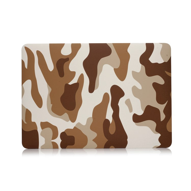 Patterned Hard Protective Cover for MacBook Air 13.3" Retina Display A2337 M1 (2020)/Air 13.3'' Retina Display A2179 (2020)/Air 13.3-inch (2019) (2018) A1932 - Camouflage Pattern / Brown