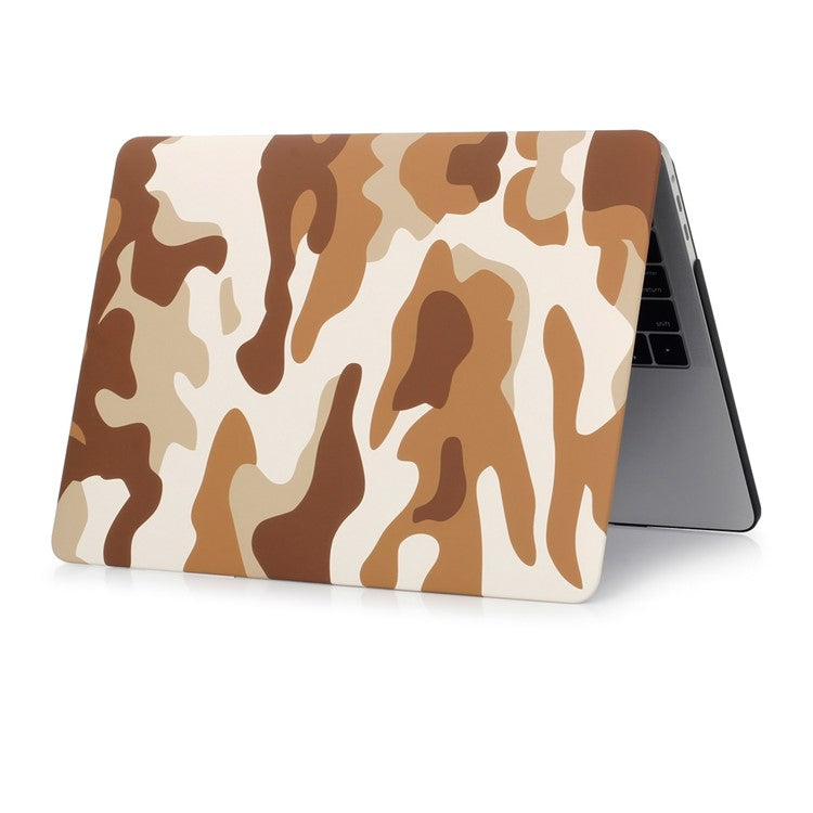 Patterned Hard Protective Cover for MacBook Air 13.3" Retina Display A2337 M1 (2020)/Air 13.3'' Retina Display A2179 (2020)/Air 13.3-inch (2019) (2018) A1932 - Camouflage Pattern / Brown