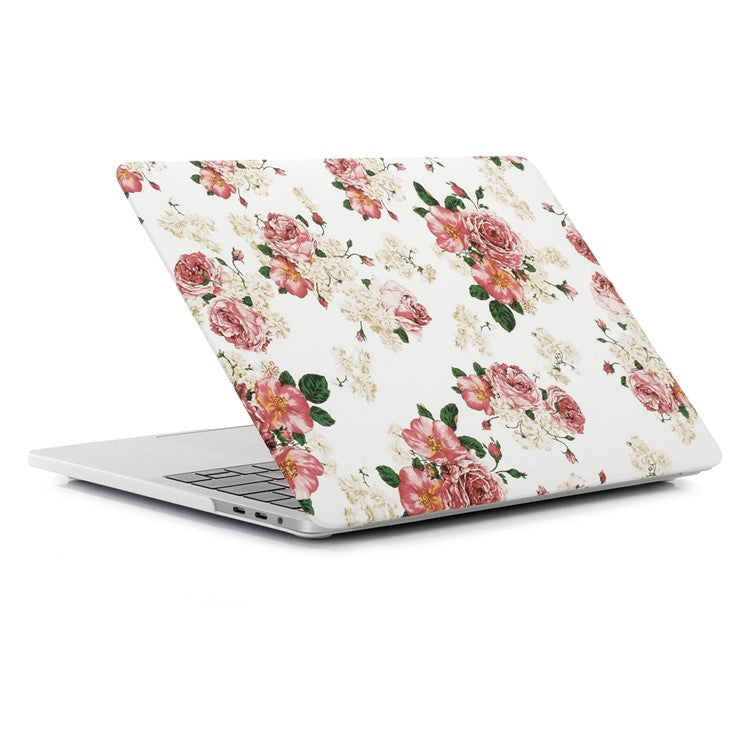 Patterned Front/Back Hard Shell Case for MacBook Air 13.3" Retina Display A2337 M1 (2020)/Air 13.3'' Retina Display A2179 (2020)/Air 13.3-inch (2019) (2018) A1932 - Blooming Flowers
