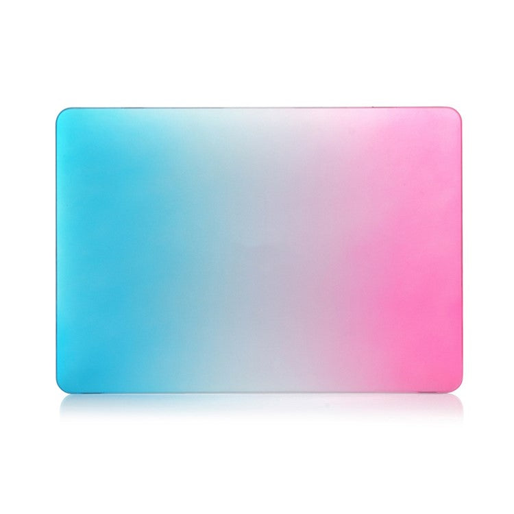 Two-piece Gradient Color PC Shell for MacBook Air 13.3" Retina Display A2337 M1 (2020)/Air 13.3'' Retina Display A2179 (2020)/Air 13.3-inch (2019) (2018) A1932 - Blue / Peach Red
