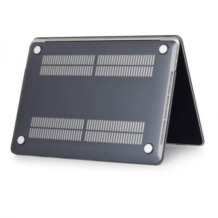 Front and Back See-through PC Case for MacBook Air 13.3" Retina Display A2337 M1 (2020)/Air 13.3'' Retina Display A2179 (2020)/Air 13.3-inch (2019) (2018) A1932 - Black