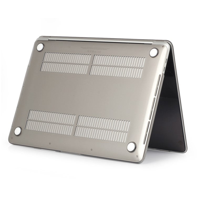Front and Back See-through PC Case for MacBook Air 13.3" Retina Display A2337 M1 (2020)/Air 13.3'' Retina Display A2179 (2020)/Air 13.3-inch (2019) (2018) A1932 - Grey