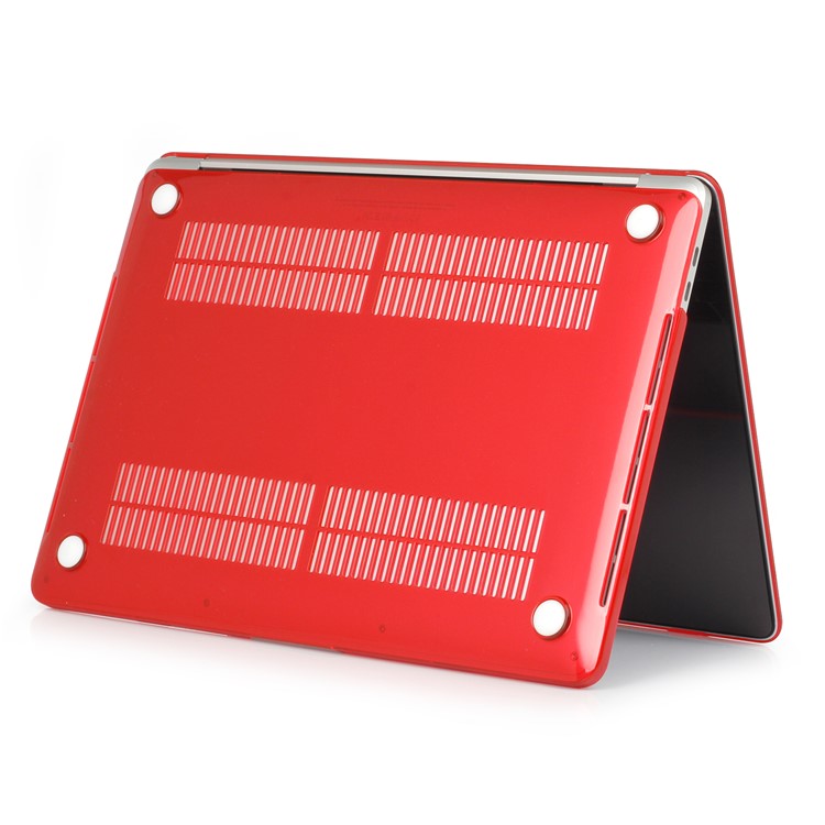 Front and Back See-through PC Hard Case for MacBook Air 13.3" Retina Display A2337 M1 (2020)/Air 13.3'' Retina Display A2179 (2020)/Air 13.3-inch (2019) (2018) A1932 - Red