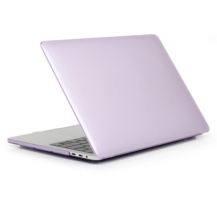 See-through Front/Back PC Protector Case for MacBook Air 13.3" Retina Display A2337 M1 (2020)/Air 13.3'' Retina Display A2179 (2020)/Air 13.3-inch (2019) (2018) A1932 - Purple