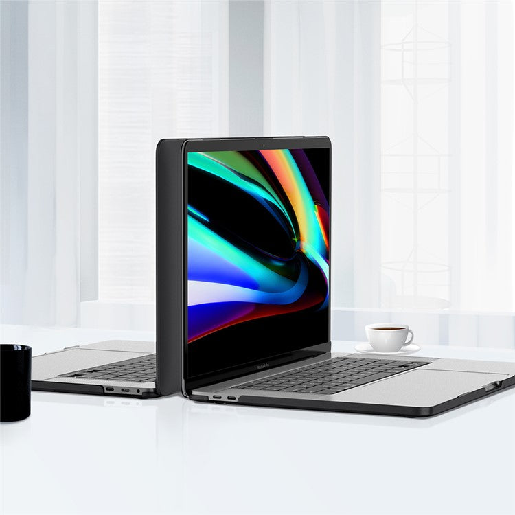 LENTION New Matte Hard Tablet Case for MacBook Air 13.3" Retina Display A2337 M1 (2020)/Air 13.3'' Retina Display A2179 (2020)/Air 13.3-inch (2019) (2018) A1932 - Black