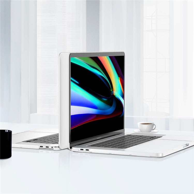 LENTION New Matte Hard Tablet Case for MacBook Air 13.3" Retina Display A2337 M1 (2020)/Air 13.3'' Retina Display A2179 (2020)/Air 13.3-inch (2019) (2018) A1932 - White
