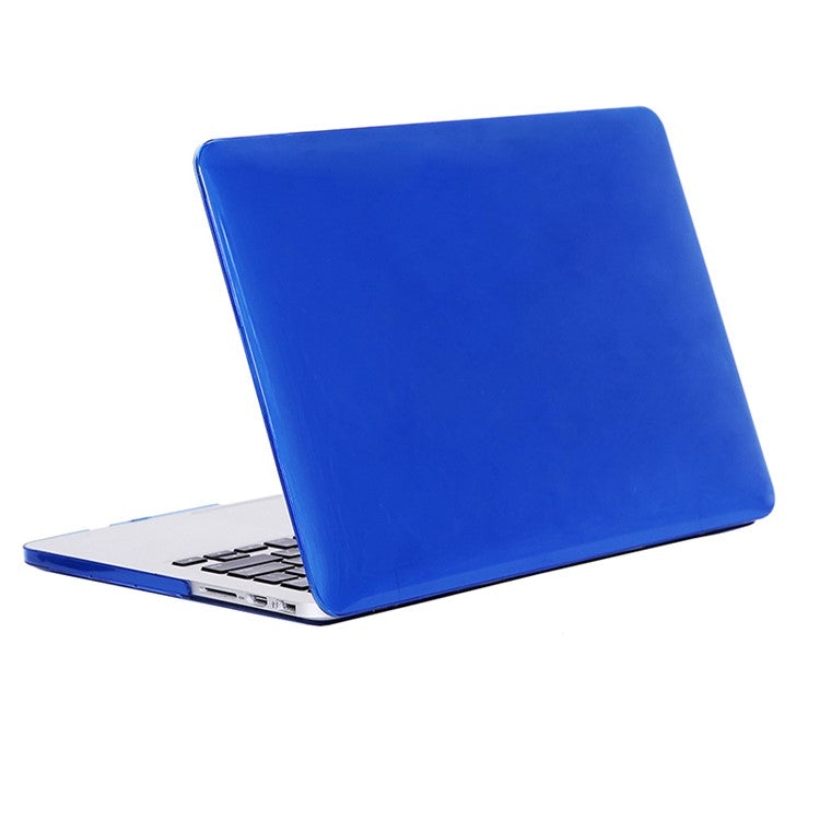 Front and Back See-through Shock Absorption Hard PC Shell Case for MacBook Pro 16 inch (2019) - Dark Blue