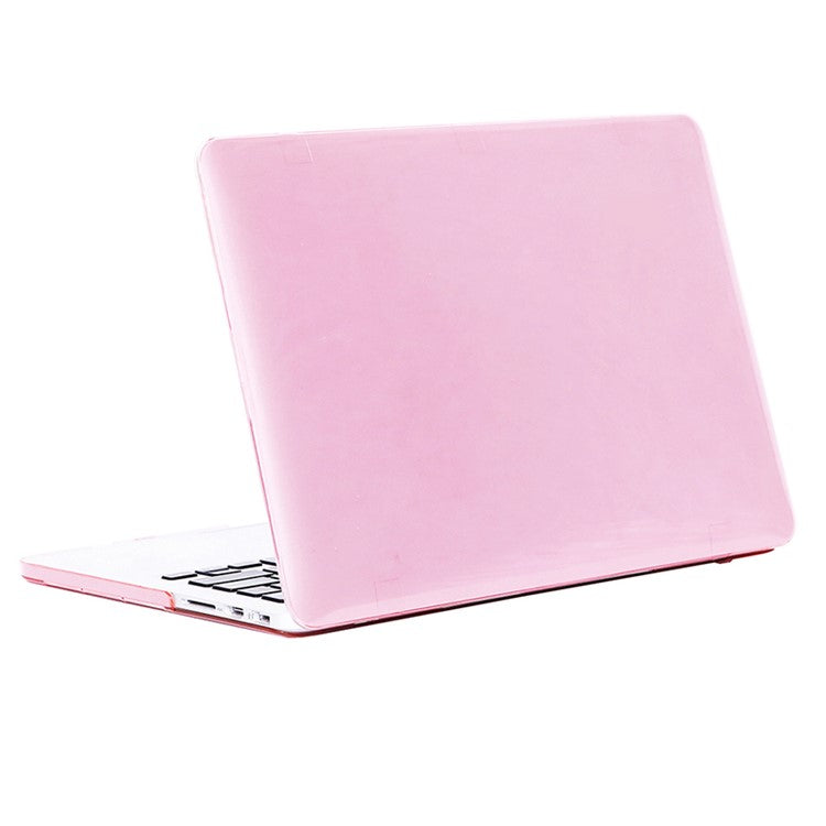 Front and Back See-through Shock Absorption Hard PC Shell Case for MacBook Pro 16 inch (2019) - Pink