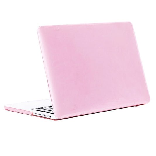 Front and Back See-through Shock Absorption Hard PC Shell Case for MacBook Pro 16 inch (2019) - Pink