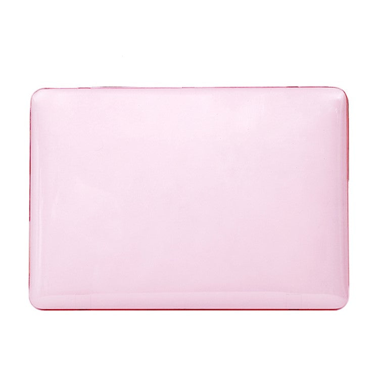 Front and Back See-through Shock Absorption Hard PC Shell Case for MacBook Pro 16 inch (2019) - Pink