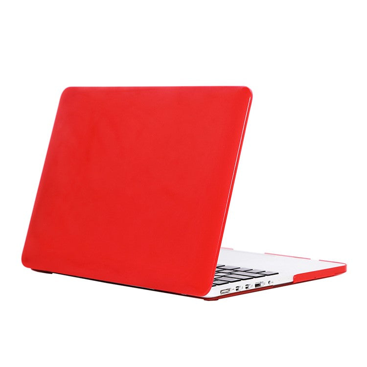 Front and Back See-through Shock Absorption Hard PC Shell Case for MacBook Pro 16 inch (2019) - Red