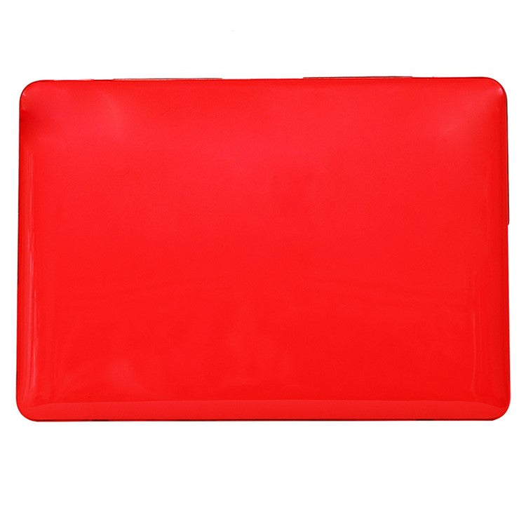 Front and Back See-through Shock Absorption Hard PC Shell Case for MacBook Pro 16 inch (2019) - Red