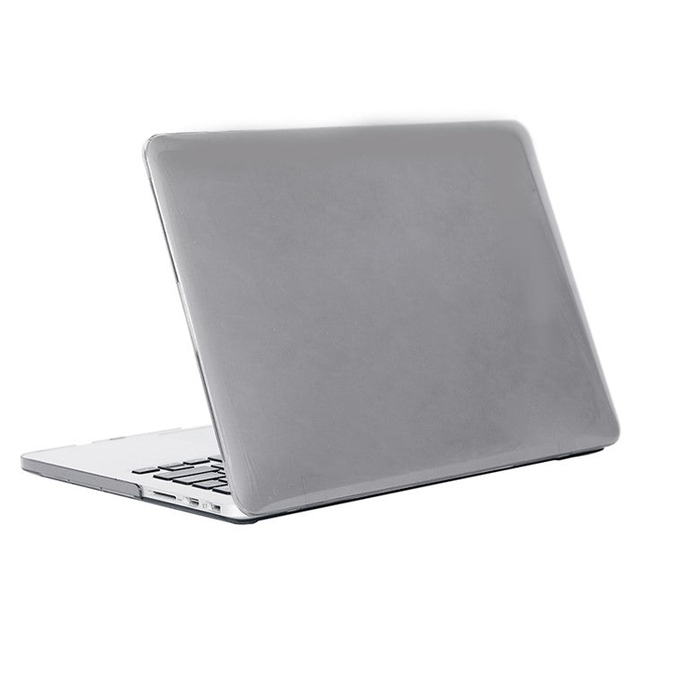 Front and Back See-through Shock Absorption Hard PC Shell Case for MacBook Pro 16 inch (2019) - Grey