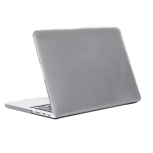 Front and Back See-through Shock Absorption Hard PC Shell Case for MacBook Pro 16 inch (2019) - Grey