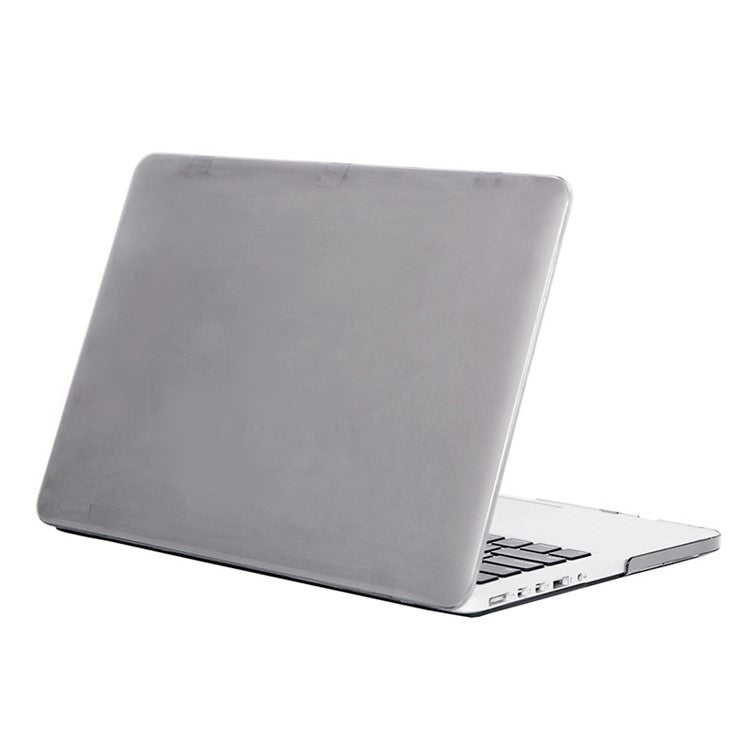 Front and Back See-through Shock Absorption Hard PC Shell Case for MacBook Pro 16 inch (2019) - Grey