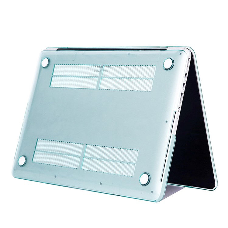 Front and Back See-through Shock Absorption Hard PC Shell Case for MacBook Pro 16 inch (2019) - Green