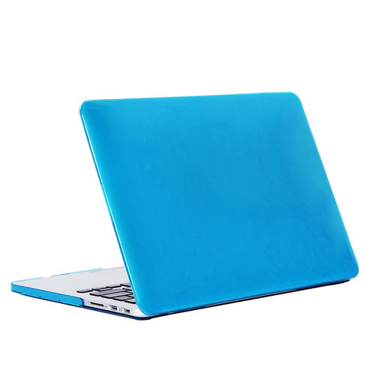 Front and Back See-through Shock Absorption Hard PC Shell Case for MacBook Pro 16 inch (2019) - Baby Blue