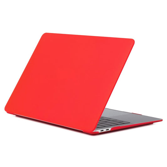Matte Plastic Front and Back Protective Case for MacBook Pro 16 inch (2019) - Red
