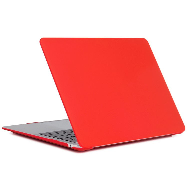 Matte Plastic Front and Back Protective Case for MacBook Pro 16 inch (2019) - Red
