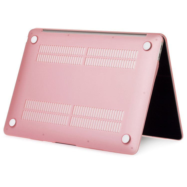 Matte Plastic Front and Back Protective Case for MacBook Pro 16 inch (2019) - Pink