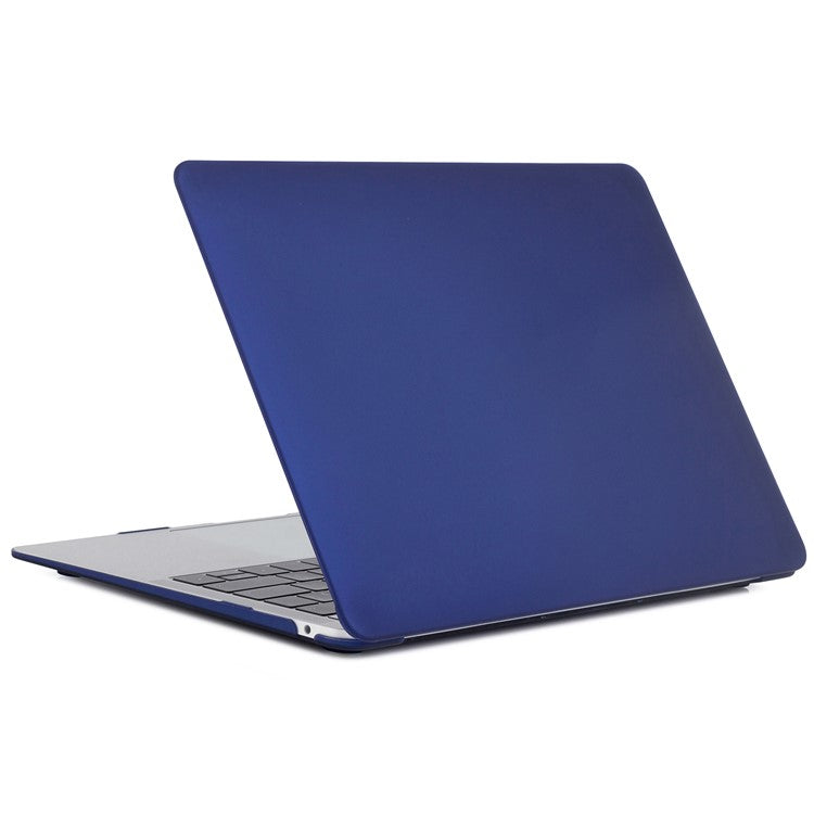 Matte Plastic Front and Back Protective Case for MacBook Pro 16 inch (2019) - Dark Blue