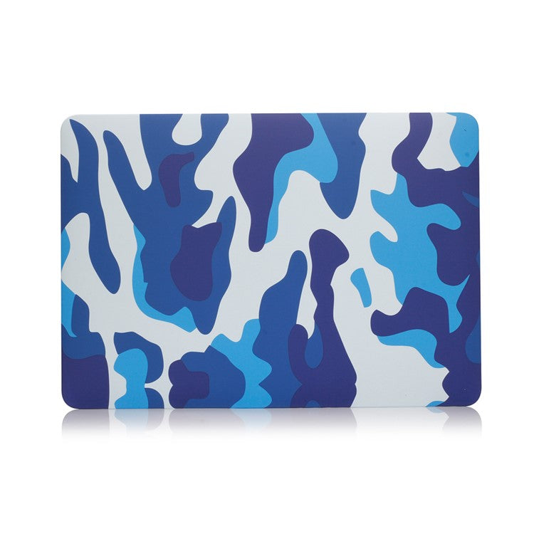 Patterned Hard Protective Case for MacBook Pro 13 inch 2016 A1706/A1708/A1989/A2159/A2251/A2289/A2338 - Camouflage Pattern / Blue