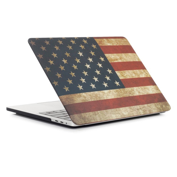 Patterned Hard Protective Case for MacBook Pro 13 inch 2016 A1706/A1708/A1989/A2159/A2251/A2289/A2338 - American Flag