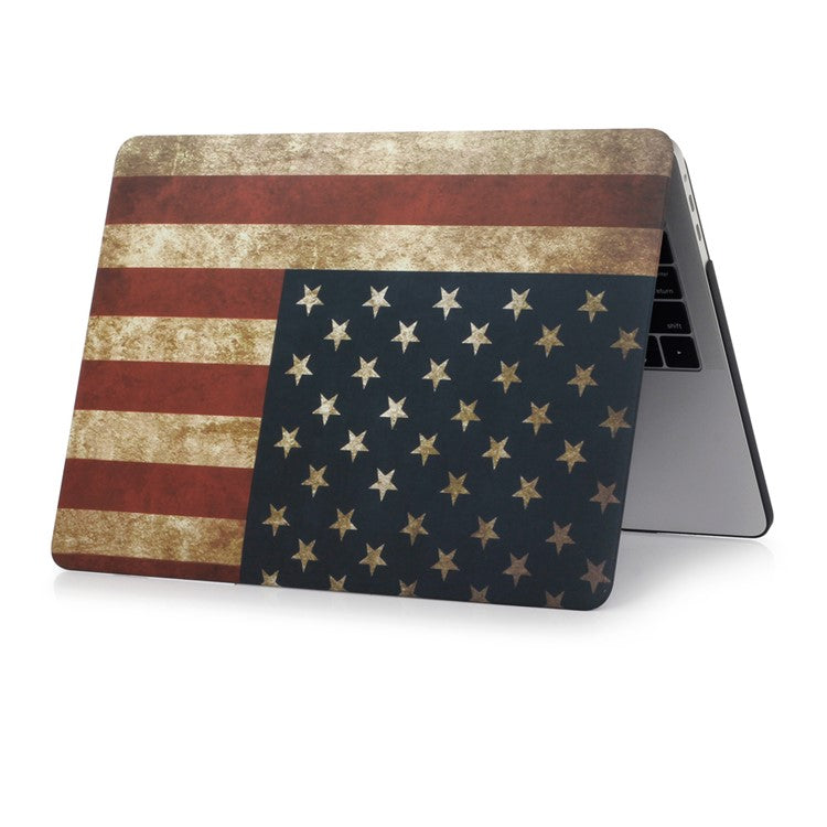 Patterned Hard Protective Case for MacBook Pro 13 inch 2016 A1706/A1708/A1989/A2159/A2251/A2289/A2338 - American Flag