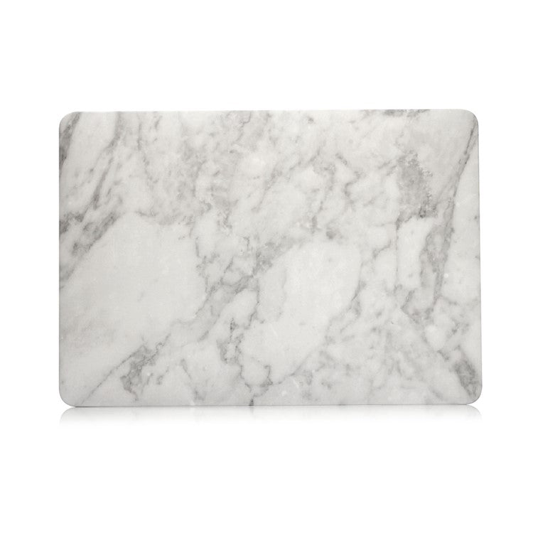Patterned Hard Protective Case for MacBook Pro 13 inch 2016 A1706/A1708/A1989/A2159/A2251/A2289/A2338 - Marble Pattern / Light Grey