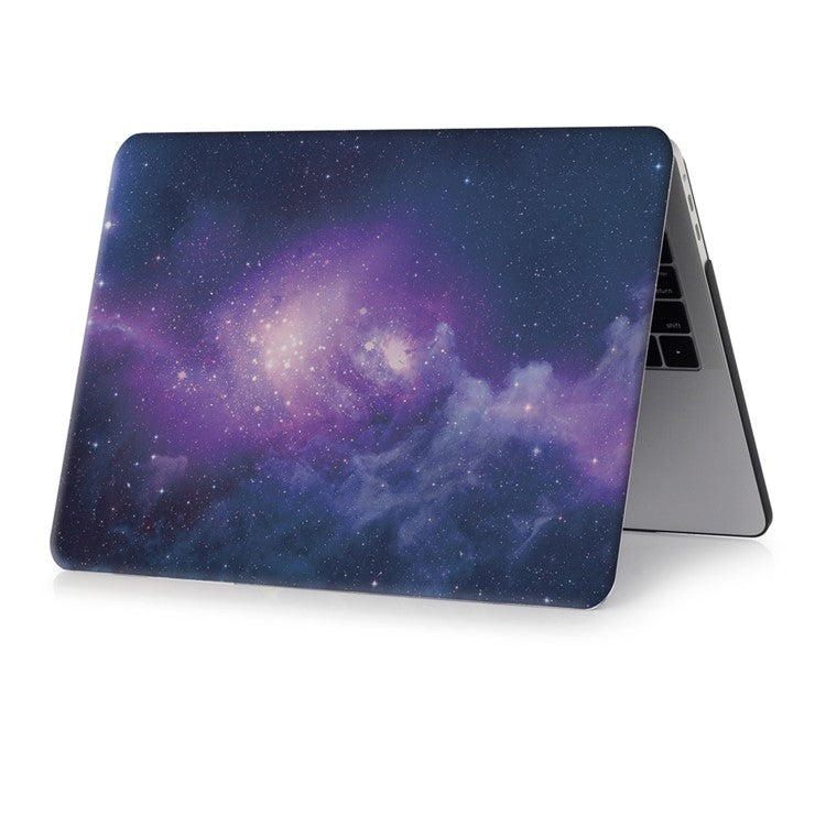 Patterned Hard Protective Case for MacBook Pro 13 inch 2016 A1706/A1708/A1989/A2159/A2251/A2289/A2338 - Starry Sky / Purple