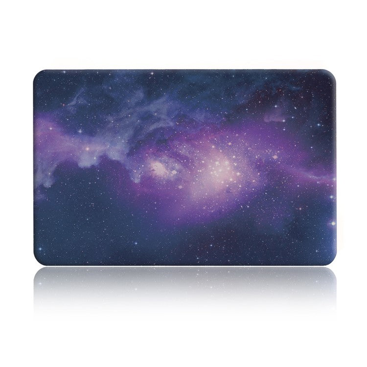 Patterned Hard Protective Case for MacBook Pro 13 inch 2016 A1706/A1708/A1989/A2159/A2251/A2289/A2338 - Starry Sky / Purple