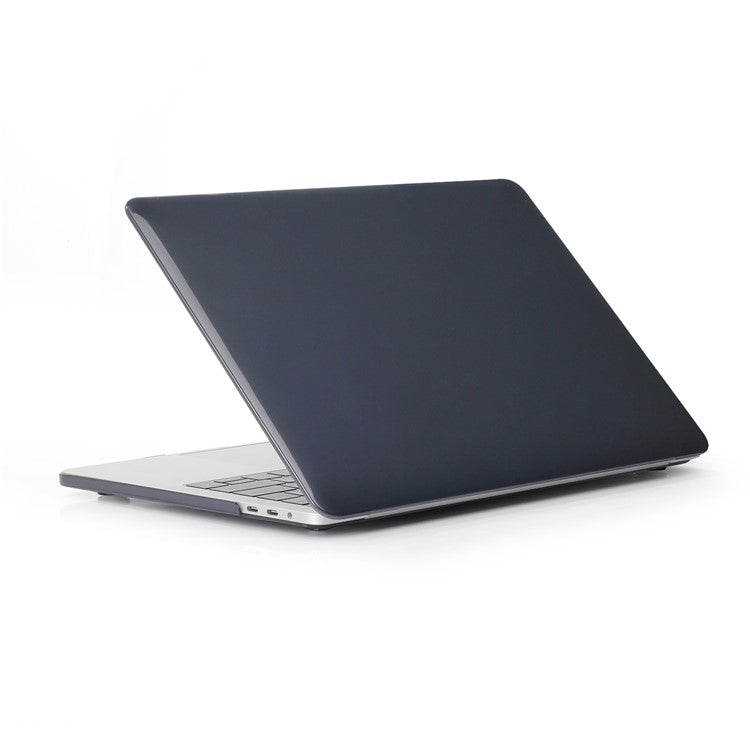 Front and Back Crystal Clear PC Case for Macbook Pro 15.4-inch 2016 with Touch Bar (A1707) - Black