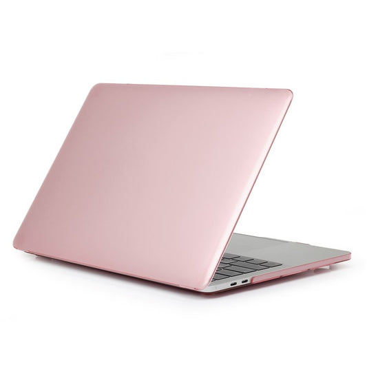 Crystal Clear Two-piece PC Protective Case for Macbook Pro 15.4-inch 2016 with Touch Bar (A1707) - Pink