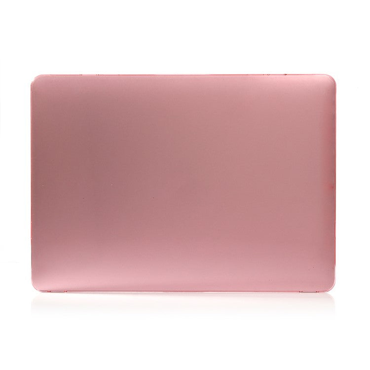 Crystal Clear Two-piece PC Protective Case for Macbook Pro 15.4-inch 2016 with Touch Bar (A1707) - Pink